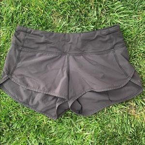 Black lululemon shorts